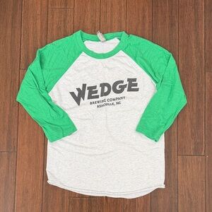 Next Level Apparel Wedge Brewing baseball tee
